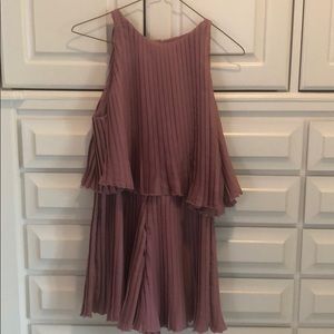 Lovers + Friends small dusty rose color romper